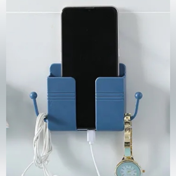 Self adhesive phone charging rack Navy - Picture 2 of 10